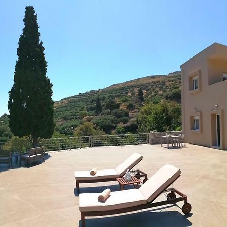 Villa Irini - Cretan Luxury Villa With Amazing View Paraspori  المظهر الخارجي الصورة