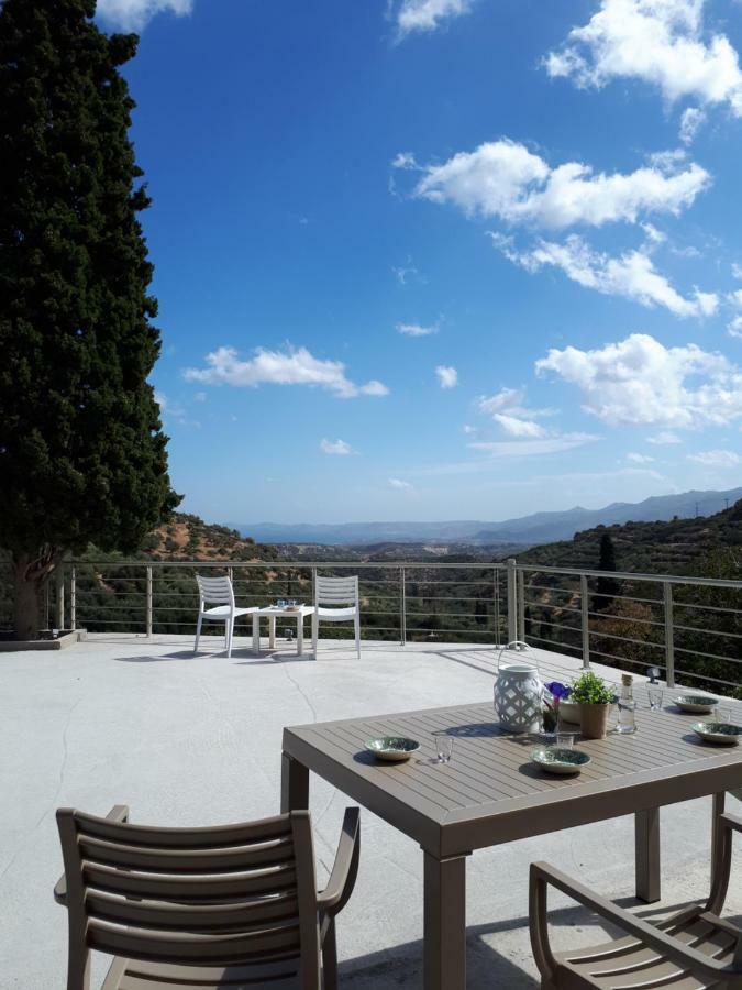 Villa Irini - Cretan Luxury Villa With Amazing View Paraspori  المظهر الخارجي الصورة