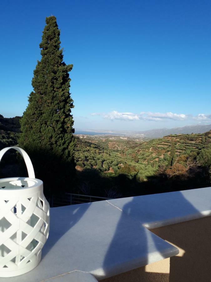 Villa Irini - Cretan Luxury Villa With Amazing View Paraspori  المظهر الخارجي الصورة