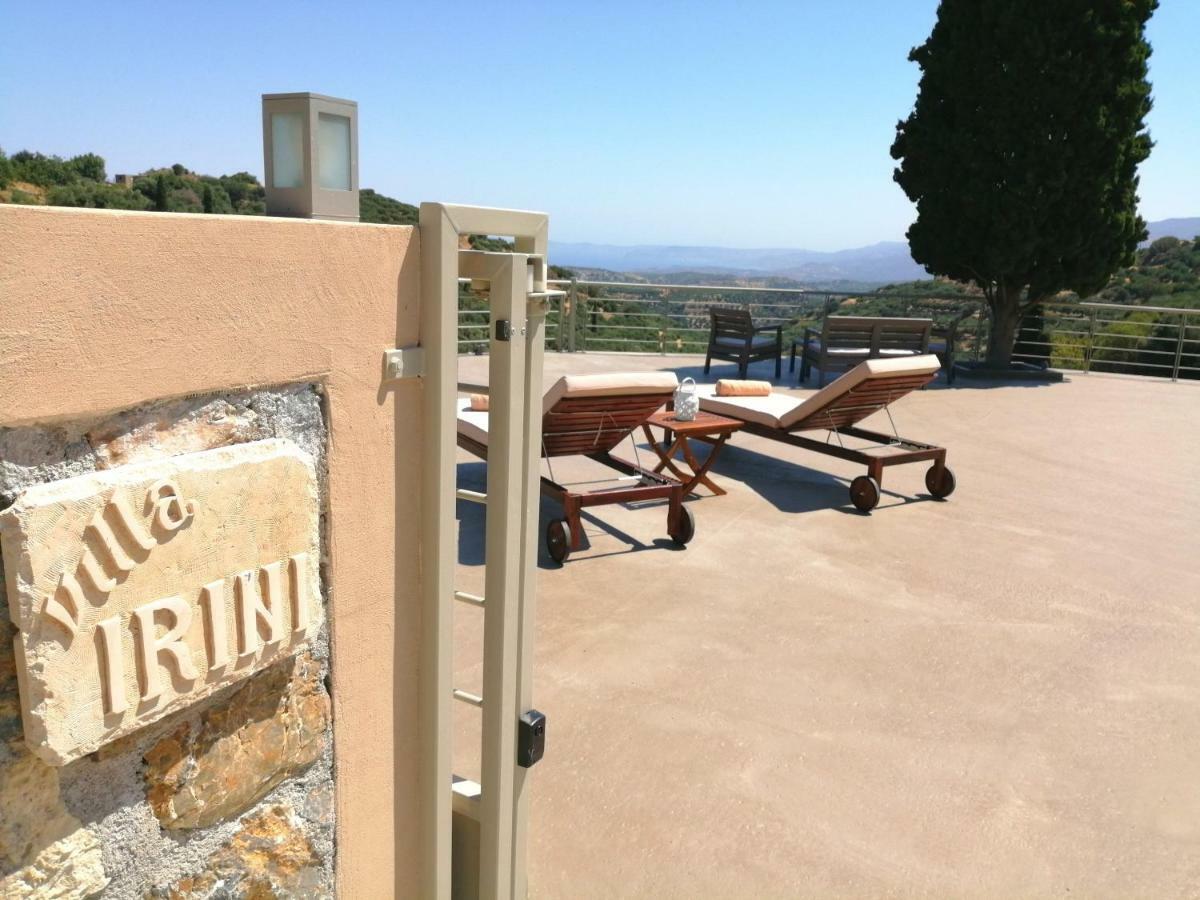 Villa Irini - Cretan Luxury Villa With Amazing View Paraspori  المظهر الخارجي الصورة