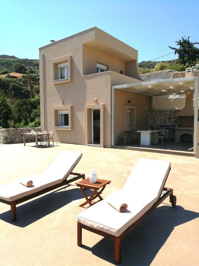 Villa Irini - Cretan Luxury Villa With Amazing View Paraspori  المظهر الخارجي الصورة