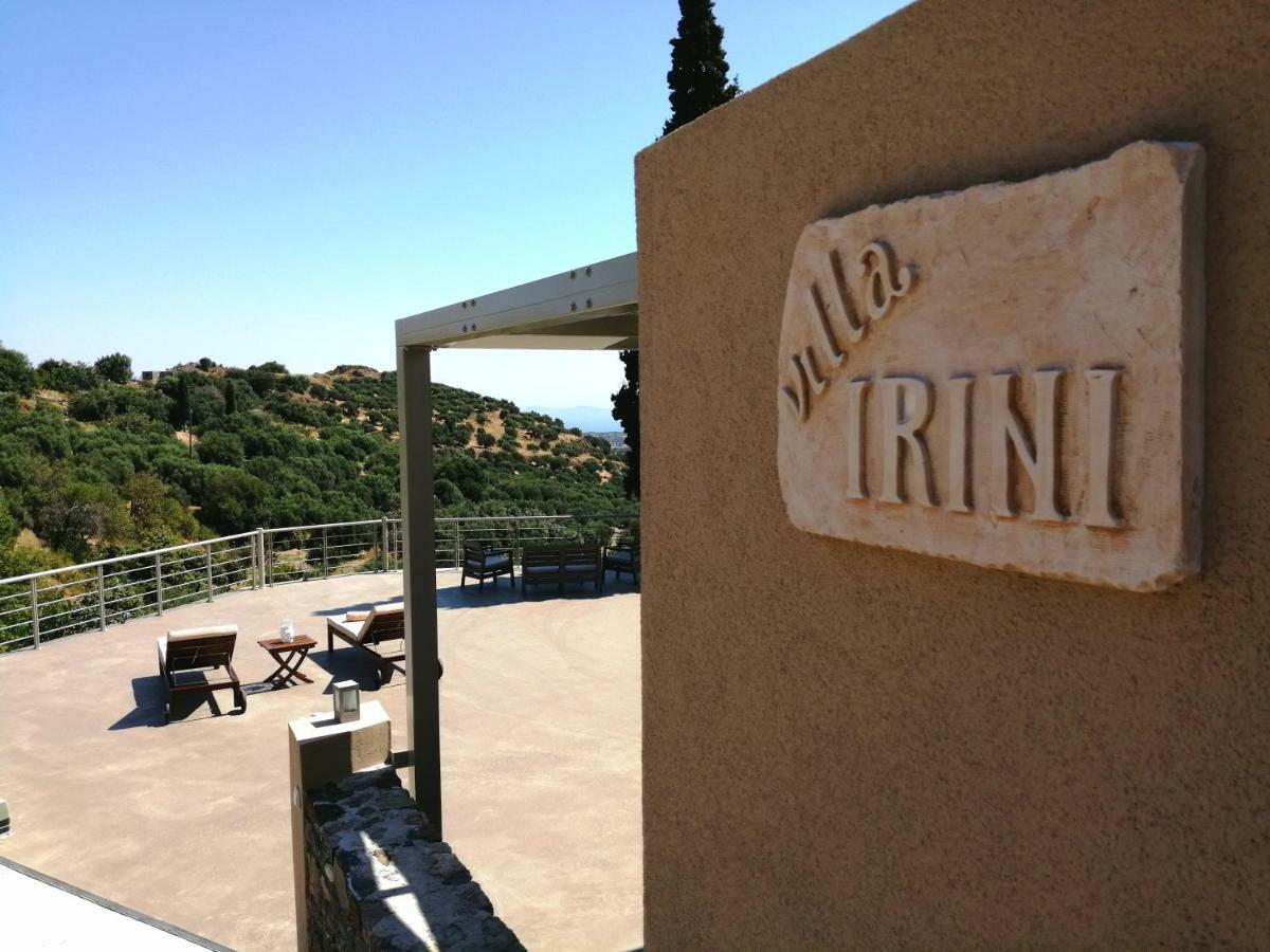 Villa Irini - Cretan Luxury Villa With Amazing View Paraspori  المظهر الخارجي الصورة