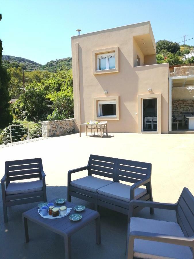 Villa Irini - Cretan Luxury Villa With Amazing View Paraspori  المظهر الخارجي الصورة