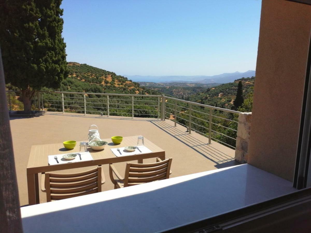Villa Irini - Cretan Luxury Villa With Amazing View Paraspori  المظهر الخارجي الصورة