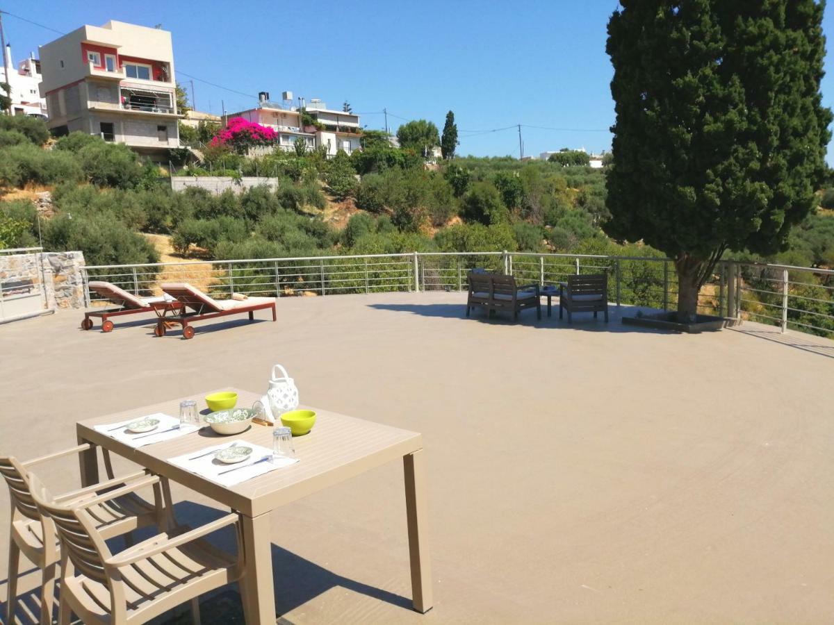 Villa Irini - Cretan Luxury Villa With Amazing View Paraspori  المظهر الخارجي الصورة